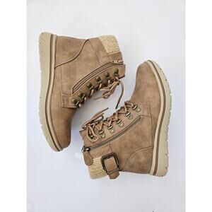 Cliffs by White Mountain Women's  Hiker Booties Boots Size 7.5 Natural NWT
